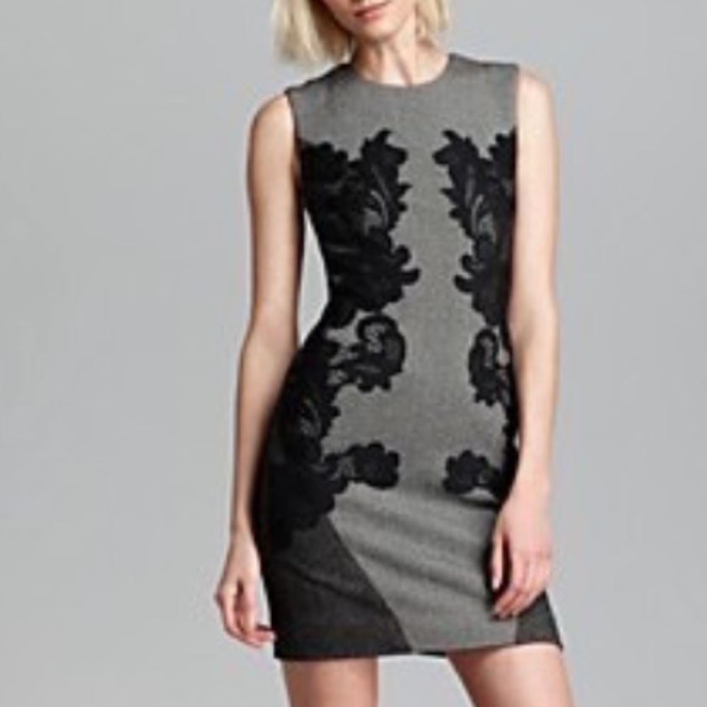 Diane Von Furstenberg Pentra Mini Weave Jacquard Dress
